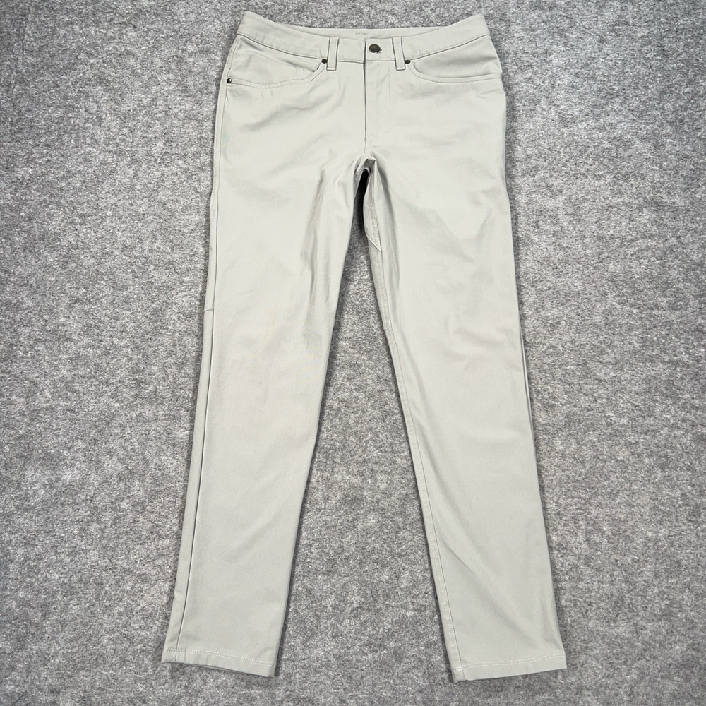 Lululemon Pants Mens 29 Gray Slim Fit ABC Warpstreme 5-Pocket Commuter M5AD8S